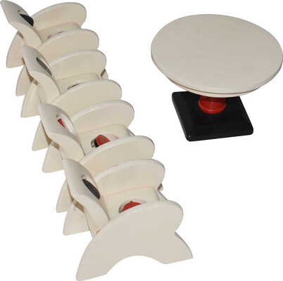 Немухин Владимир Николаевич. Мебельный натюрморт. Стол и четыре стула 